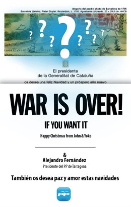 Felicitación navideña del pte. Del PP de Tarragona