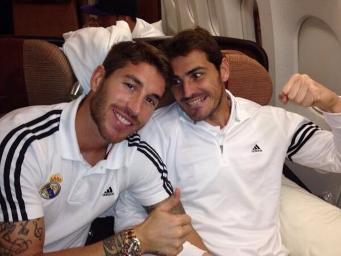 Sergio Ramos e Iker Casillas felicitan una Navidad muy especial