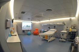 Imagen de la sala de parto   