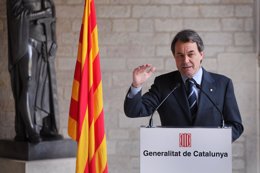 El presidente de la Generalitat, Artur Mas