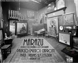 Cartel del concierto del artista Marazu el viernes en Ávila