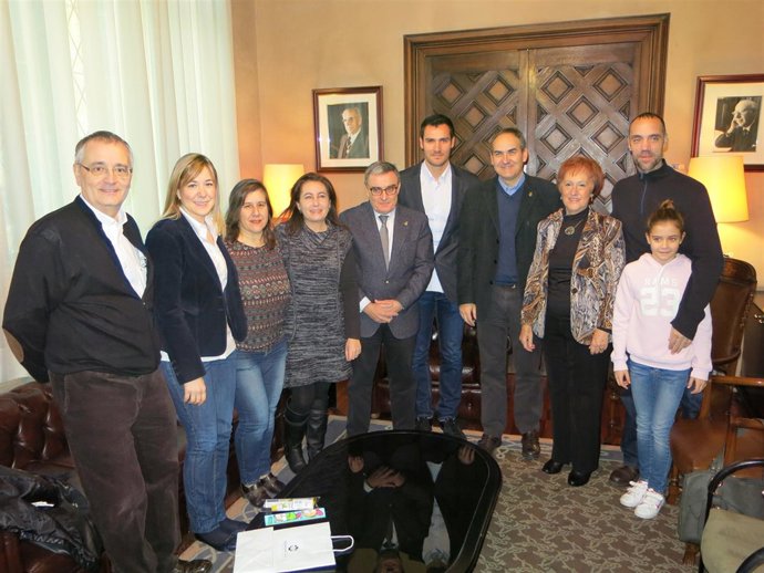 Saúl Craviotto en la presentación de Gol Solidari