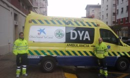 Ambulancia de DYA adquirida con apoyo de Obra Social La Caixa.