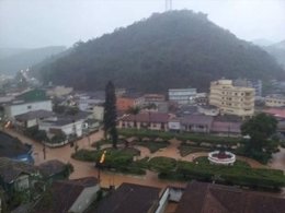 Lluvias torrenciales sobre Espirito Santo (Brasil)
