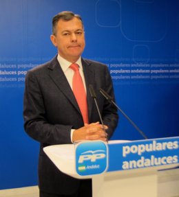 El secretario general del PP-A, José Luis Sanz