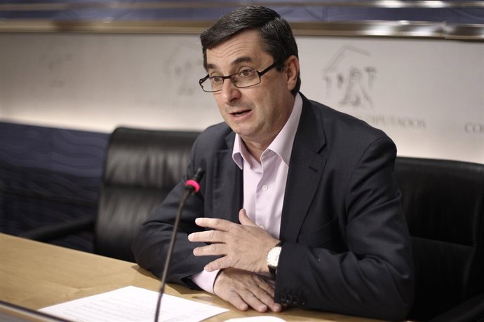 El diputado Centella en el Congreso de los Diputados