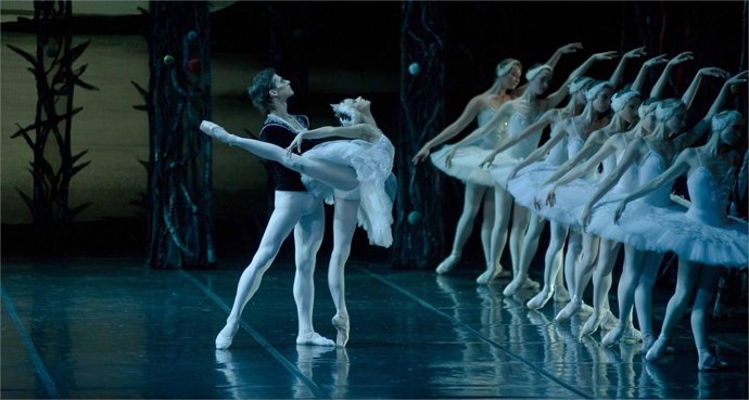 El espectáculo de El lago de los cisnes