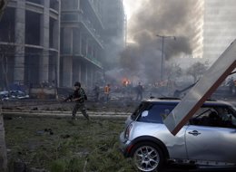 Explosión en el centro de Beirut