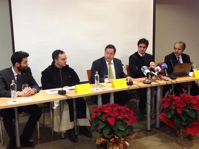 El conseller J.M.Pelegrí, en la presentación del plan piloto recolección setas