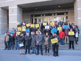 Protesta de la Cumbre Social Vasca