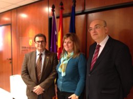 Llorenç Huguet, Joana Maria Camps y Miguel José Deyá