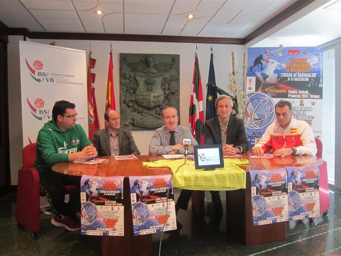 García y Monge presentan el torneo 'Ciudad de Barakaldo'