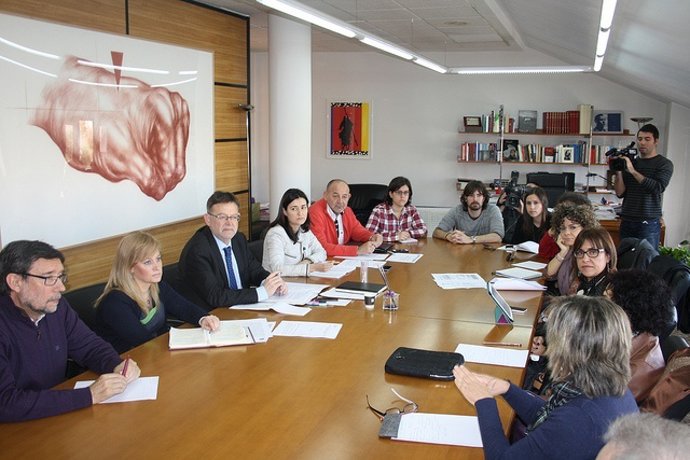 Reunión del PSPV para analizar la reforma de la Ley del Aborto