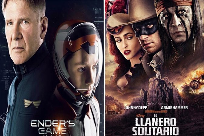 Las peores películas del 2013 