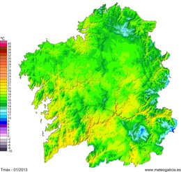 Mapa de temperaturas
