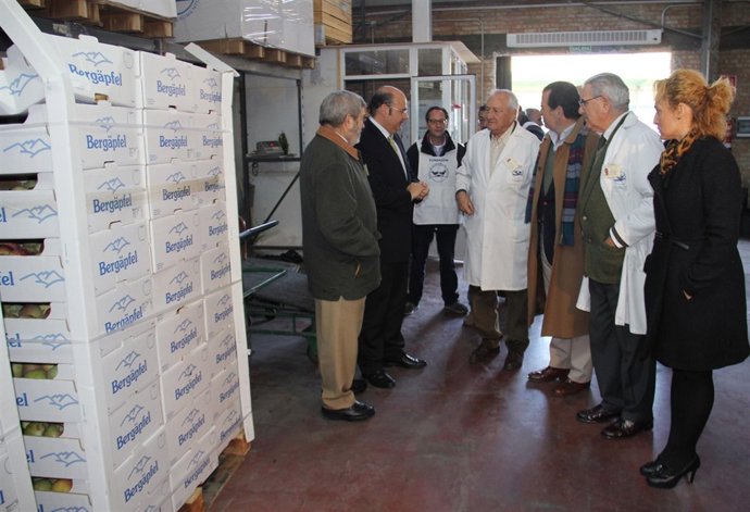 Sebastián Pérez en el Banco de Alimentos
