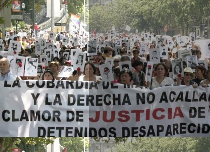 Familiares de desaparecidos en Chile