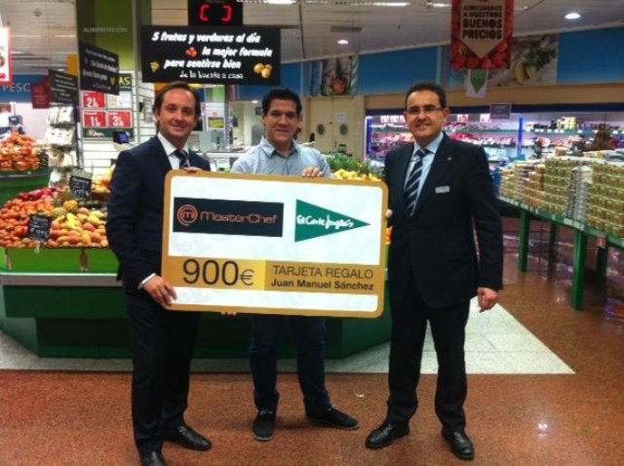 El ganador del programa 'Masterchef', Juan Manuel Sánchez Reche