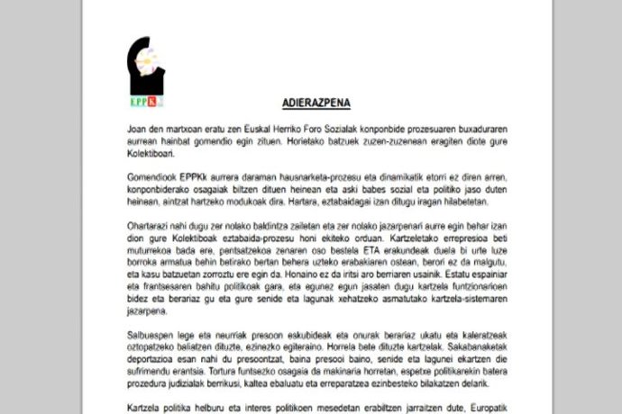 Presos de ETA reconocen el daño causado