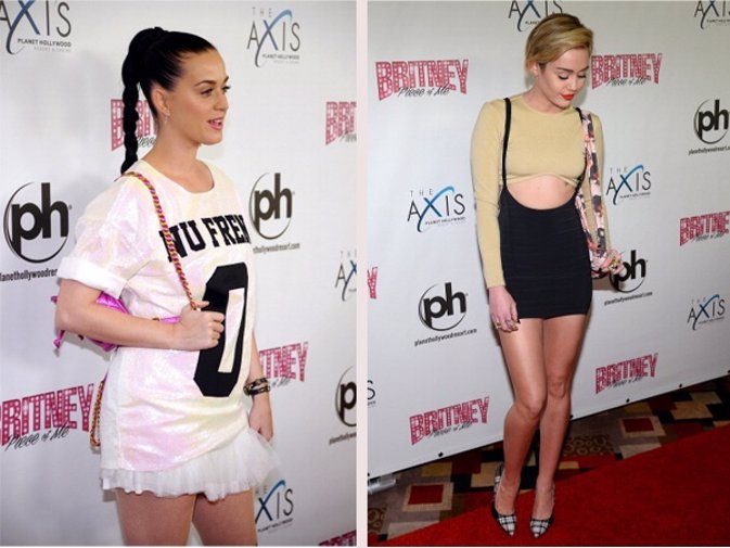 KATY PERRY Miley Cyrus BRITNEY SPEARS 