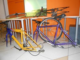 Mercadillo de bicicletas.