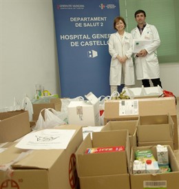 Campaña de recogida de alimentos en el Hospital General de Castellón