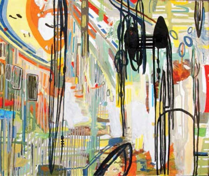 Una de las obras de la muestra