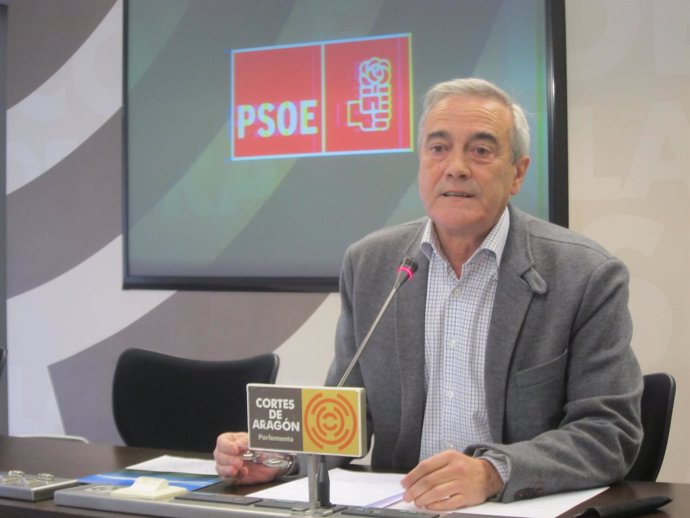 El portavoz del grupo parlamentario socialista en las Cortes, Javier Sada.