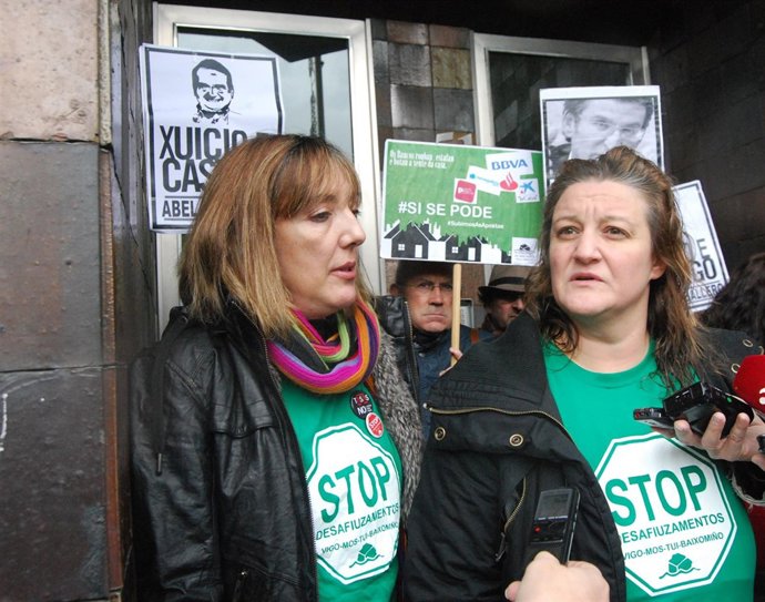 Movilización por un desahucio en Vigo