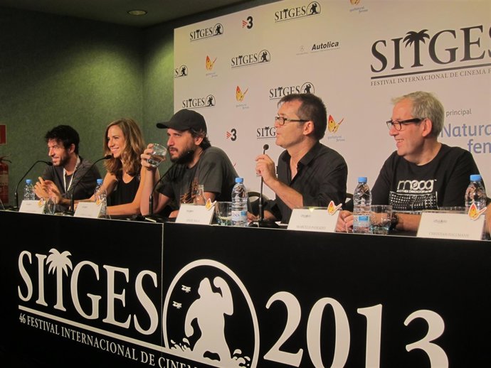 Anuncio del Palmarès del Festival de Sitges con el director, A.Sala, y el jurado
