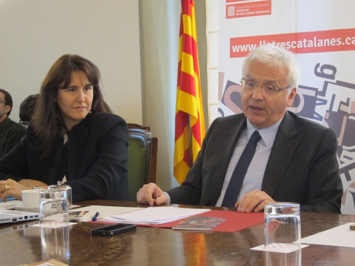 L.Borràs (ILC) y F.Mascarell (Cultura)
