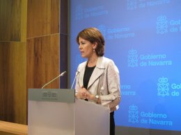 La presidenta del Gobierno de Navarra, Yolanda Barcina
