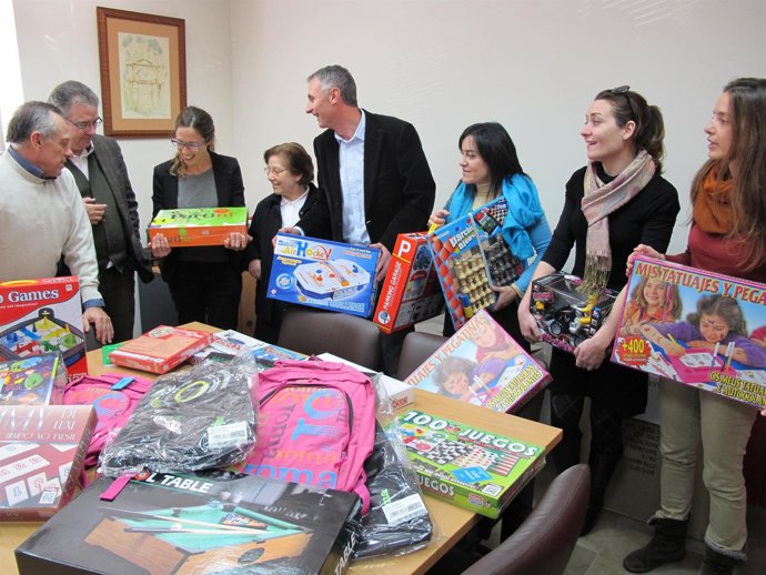 Entrega de juguetes