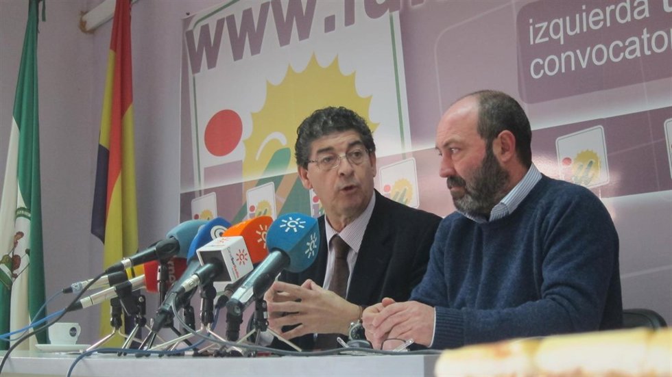 El vicepresidente de la Junta de Andalucía, Diego Valderas, en Huelva.