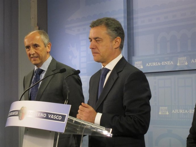 Iñigo Urkullu y Josu Erkoreka