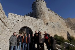 Imagen de la visita de las autoridades