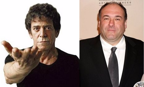 Lou Reed y James Gandolfini