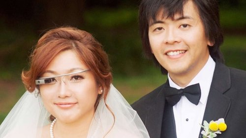 Foto de boda de Jessica Kuan, la novia de las Google Glass