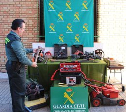 Efectos recuperados en Cerro Muriano