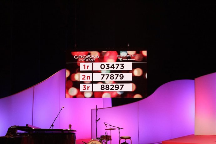 Números premiados con la primera Grossa de Cap d'Any