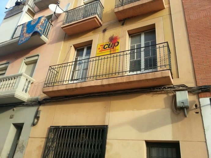 Ataque a la sede de la CUP en Lleida