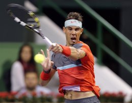 Rafa Nadal en Doha