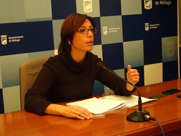 La portavoz del PSOE en el Ayuntamiento de Málaga, María Gámez