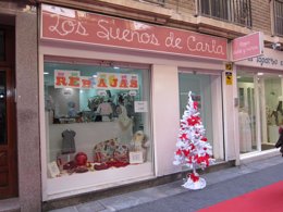 Rebajas en los comercios del centro de Murcia por Navidad