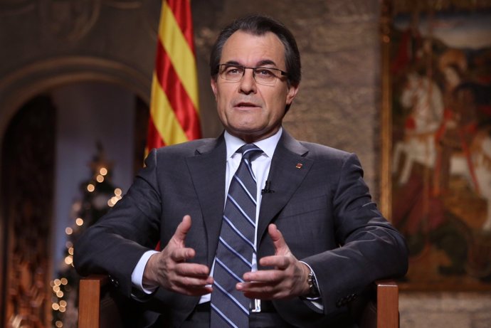 El presidente catalán, Artur Mas