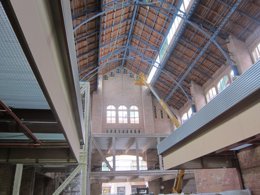 Interior del nuevo mercado de Sants