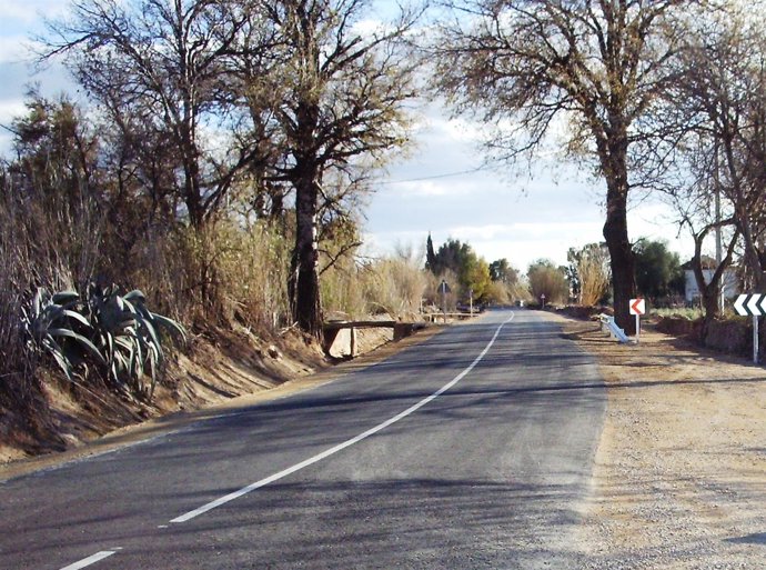 Finalizadas las obras de reparación de la carretera autonómica RM-D10, en Lorca