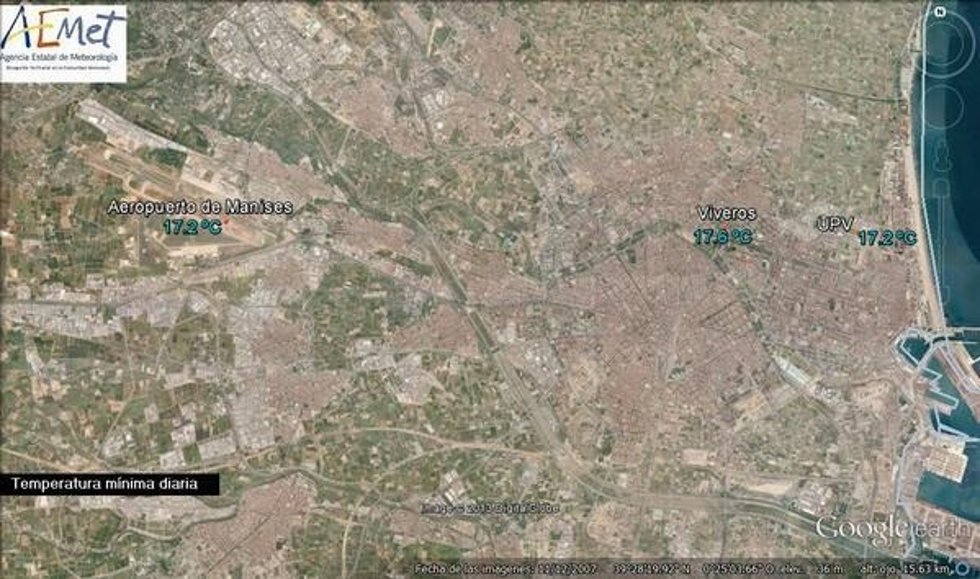 Valencia pasa una noche de junio en enero