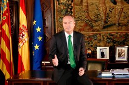 Fabra durante su mensaje de Fin de Año