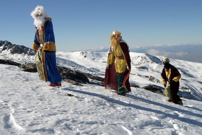 Los Reyes Magos en Sierra Nevada